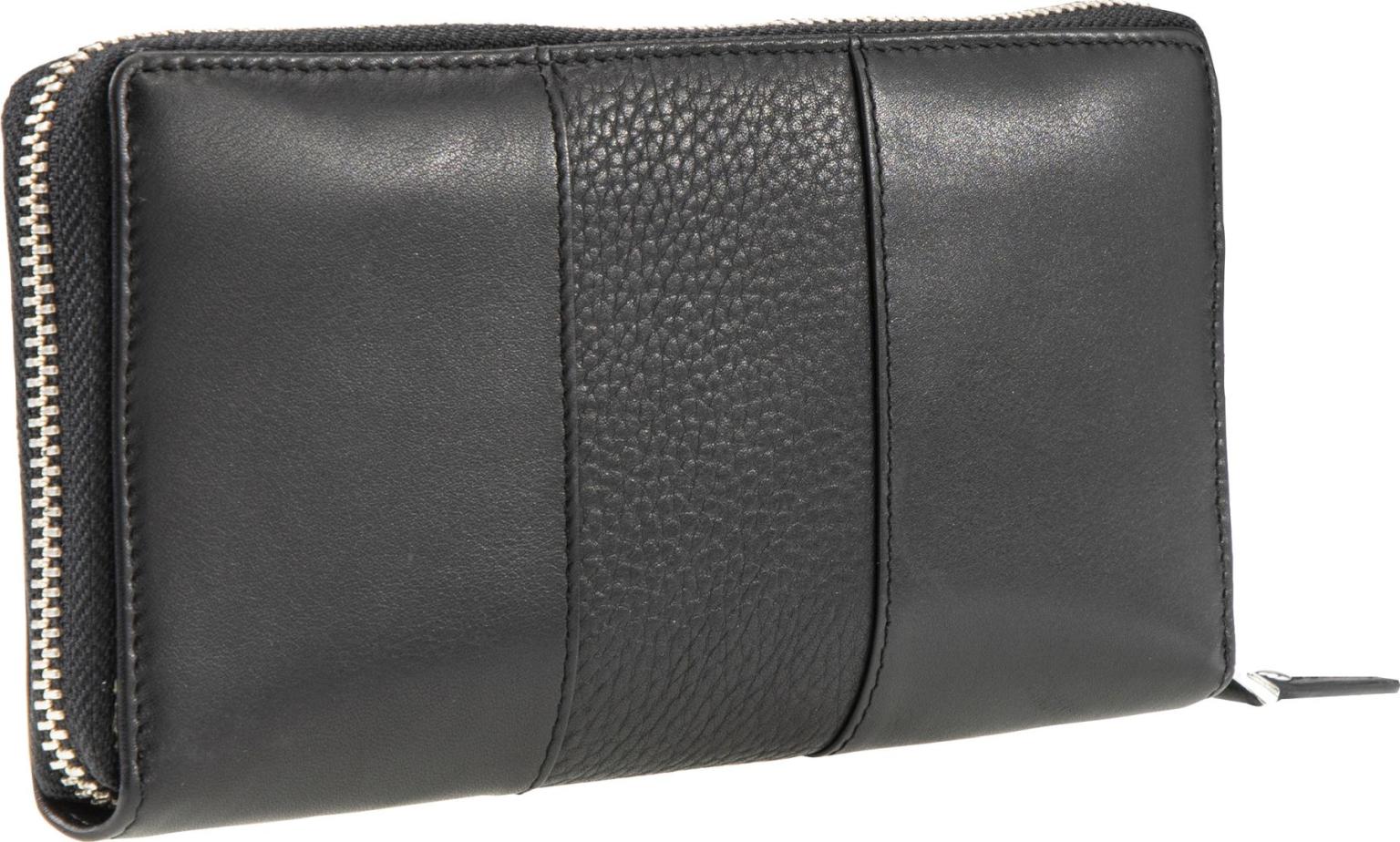 Lederbörse Damen Maitre Auen Dietrun RFID Black Silber