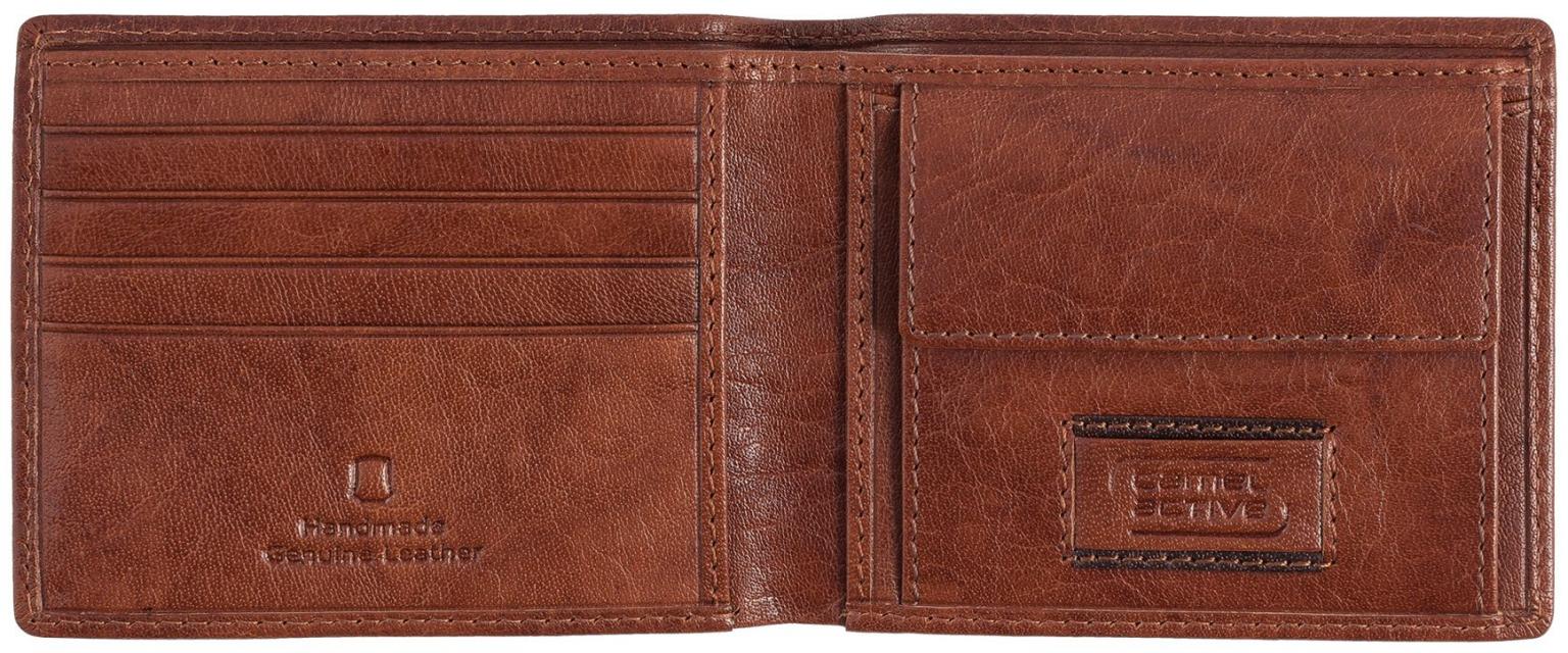 Lederbörse Herren Medium Querformat Panama Camel Active Cognac