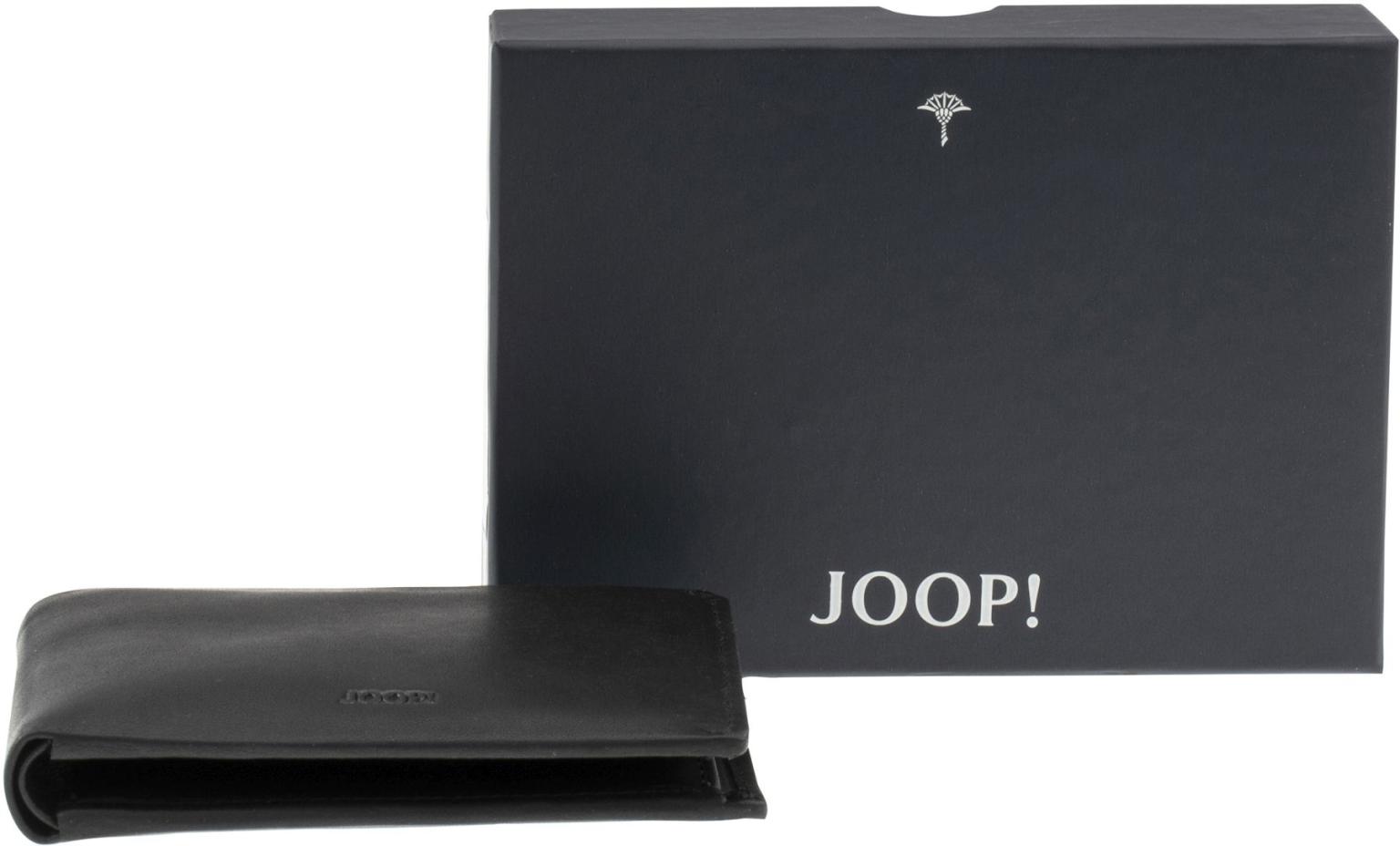 Lederbörse Kleinformat Mattschwarz Joop! Loreto Nestor Billfold