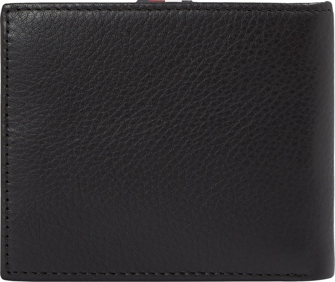 Lederbörse Tommy Hilfiger Premium Leather Black CC Flap and Coin