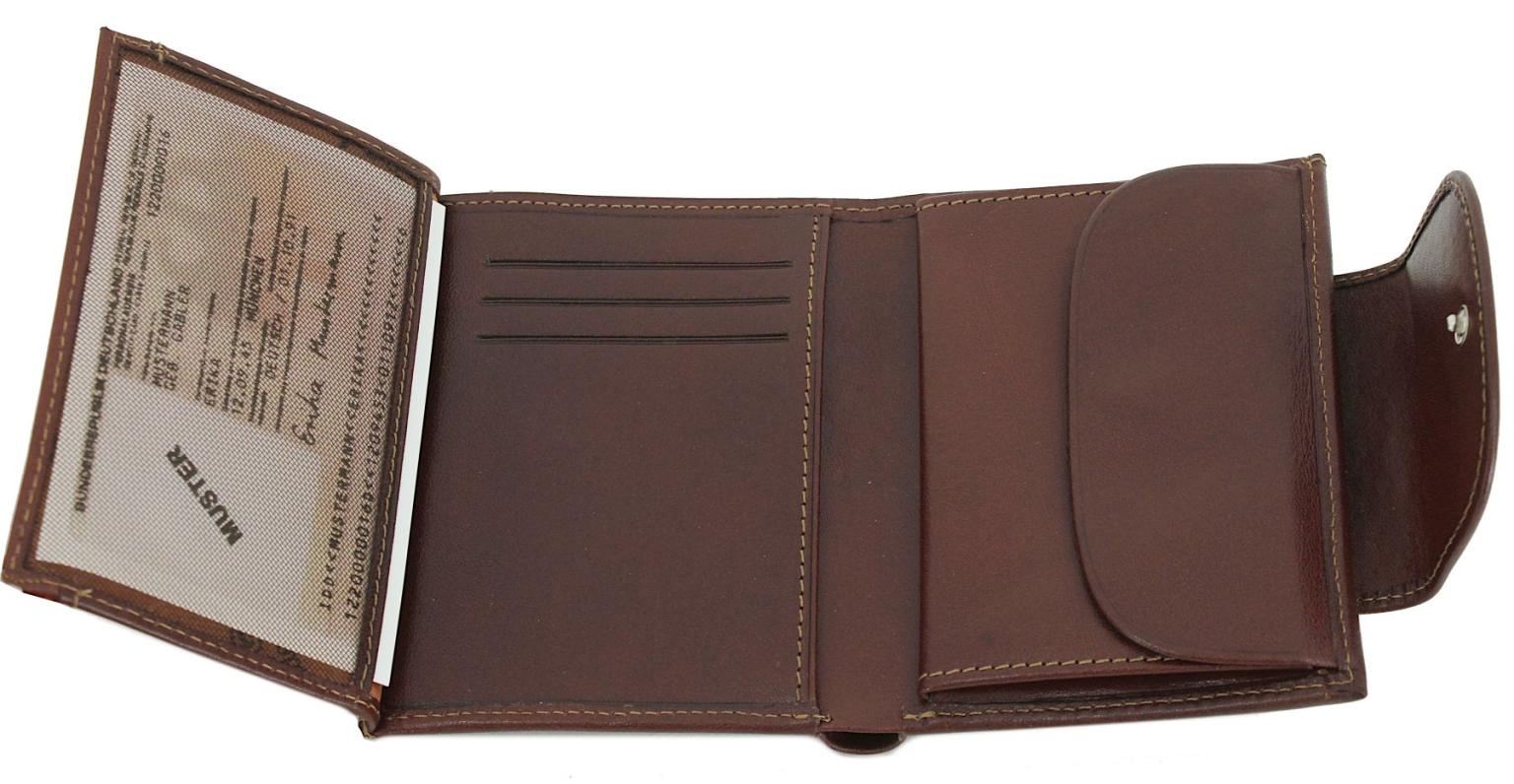 Lederbörse mit Riegel Colorado Tabacco Golden Head