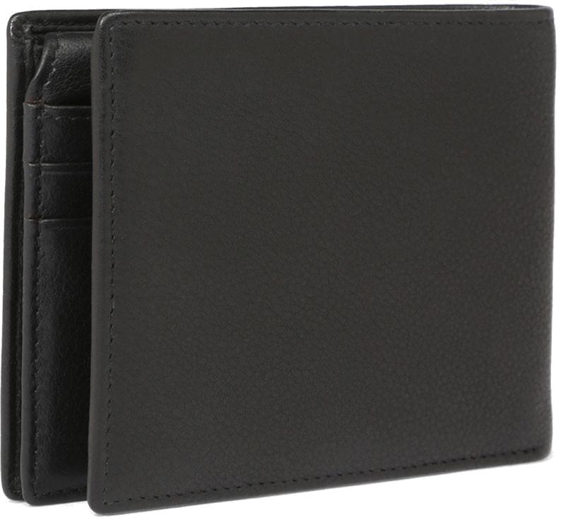 Ledergeldbörse schwarz Oliver L.Credi Flap