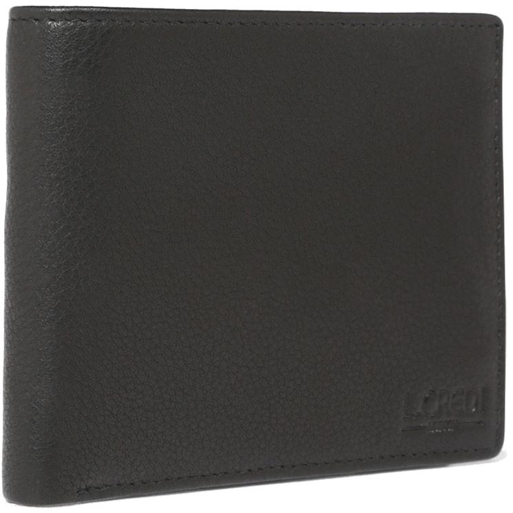 Ledergeldbörse schwarz Oliver L.Credi Flap