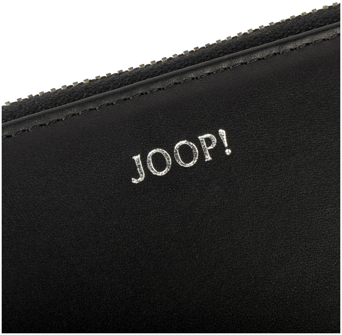 Ledergeldtasche Joop Sofisticato Melete schwarz Ziparound