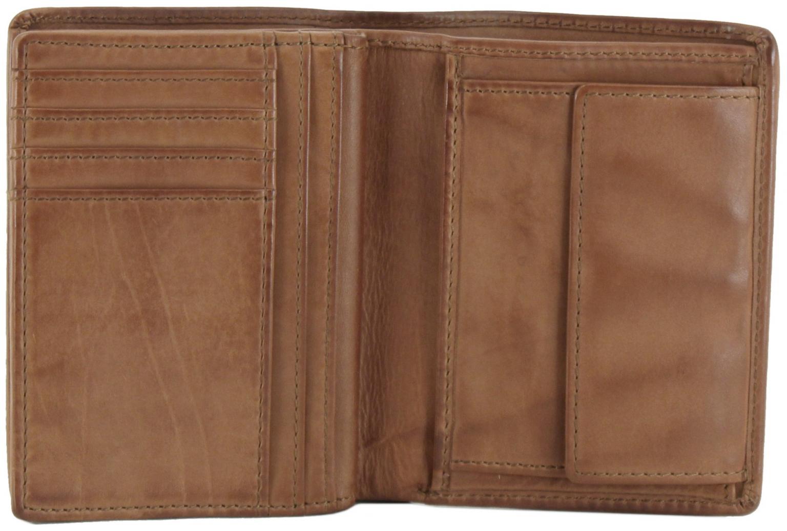 Lederportemonnaie Tarquin Harbour 2nd Glattelder Vintage dunkelbraun