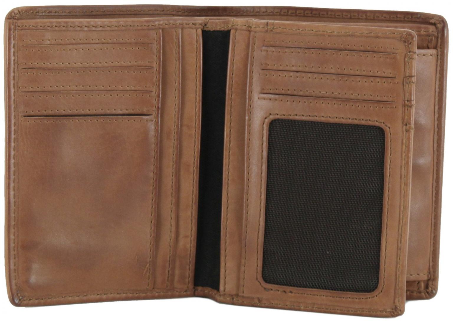 Lederportemonnaie Tarquin Harbour 2nd Glattelder Vintage dunkelbraun