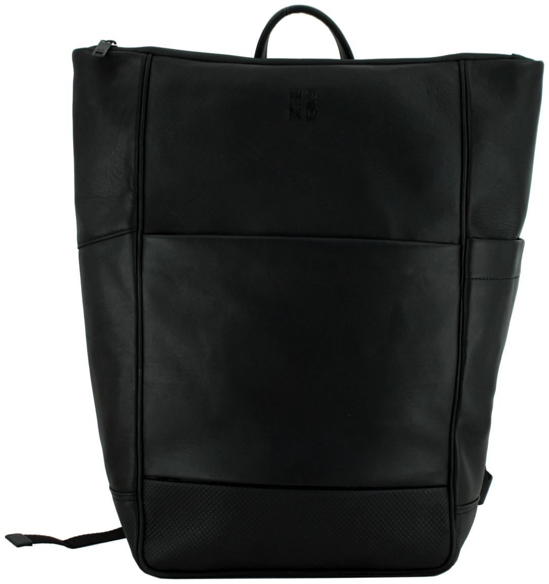 Lederrucksack Harbour 2nd City Lights Dundee schwarz