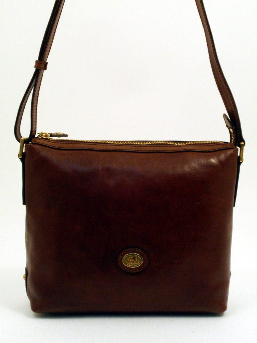 Ledertasche Damen The Bridge braun