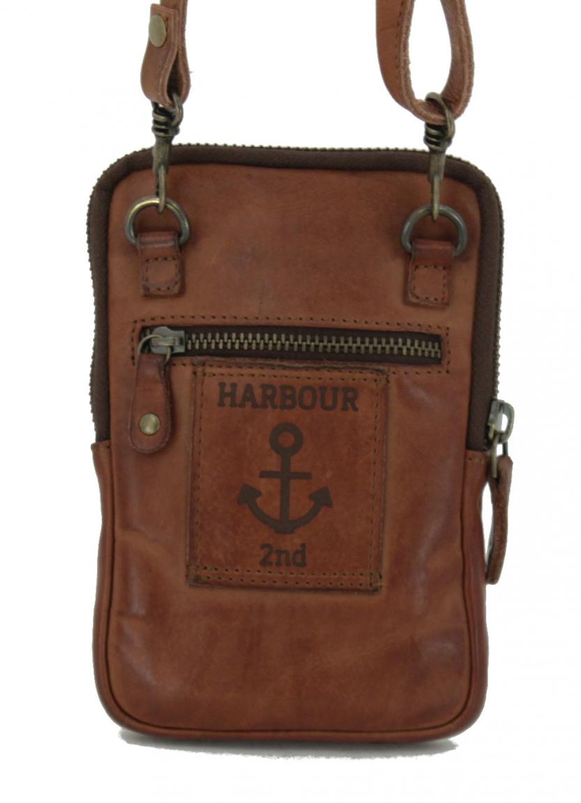 Ledertasche mit Gürtelschlaufe Harbour 2nd Benita Navy blau