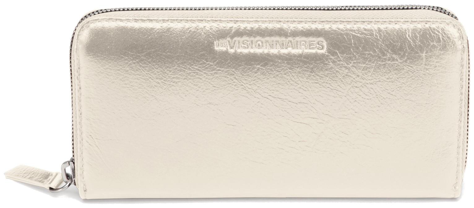 Lederwallet hellbeige Lily Glossy Glanzfinish Les Visionnaires
