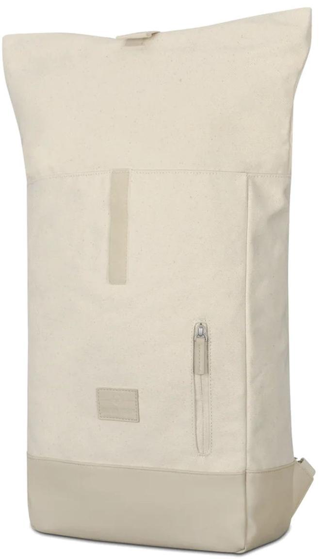 Leinenlook Daypack Cream Adam Medium Johnny Urban waterresistant vegane Details