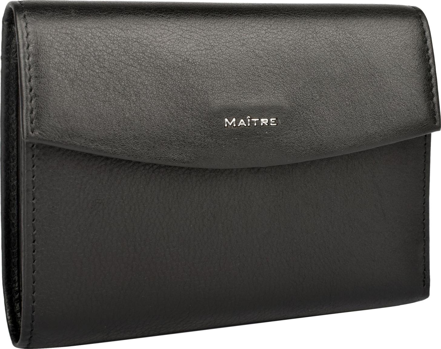 Leisel Dawina Leder Geldbörse Maitre Unisex Black Datenschutz