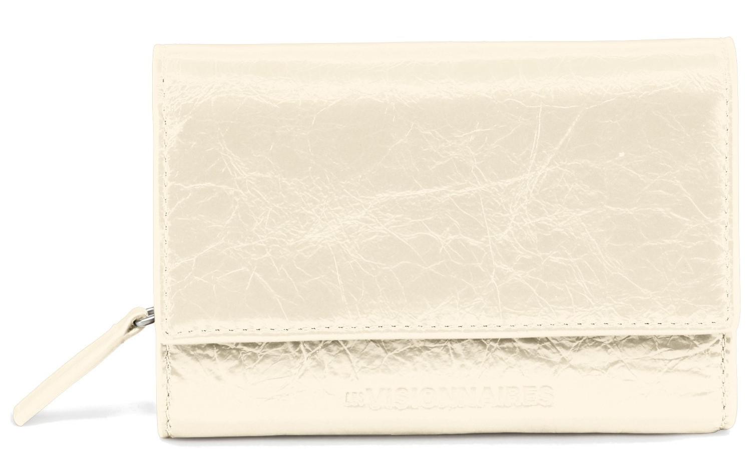 Les Visionnaires Geldbörse Glanzfinish Lisa Glossy Off White