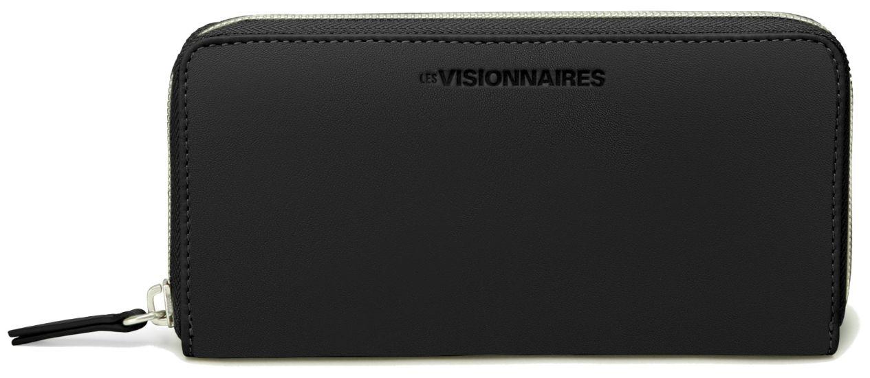Les Visionnaires Longwallet schwarz Lily Silky Lammleder