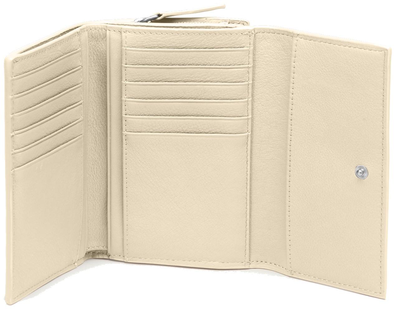 Les Visionnaires hellbeige Off White Geldtasche Lisa Silky Lammleder