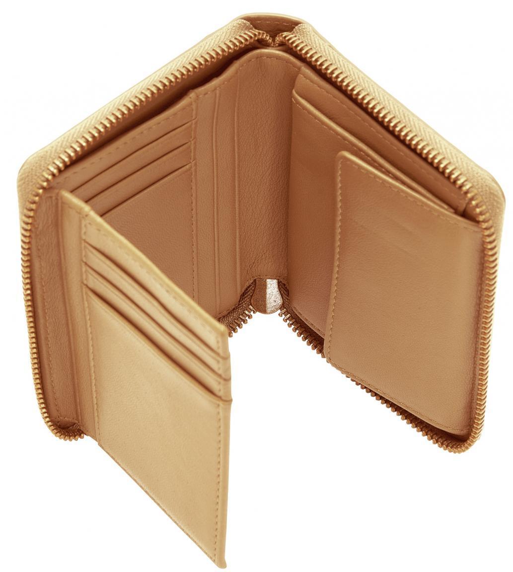 Liebeskind Berlin Chelsea Conny Egg Shell Reißverschlussbörse beige