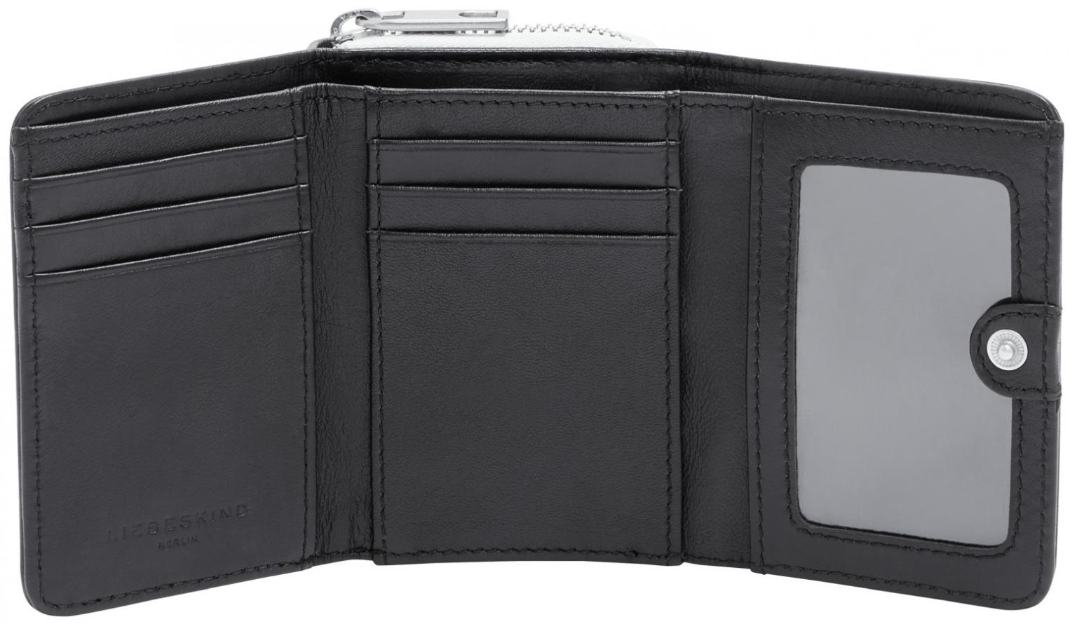 Liebeskind Berlin Wallet Pablita Leder Kontrast Offwhite