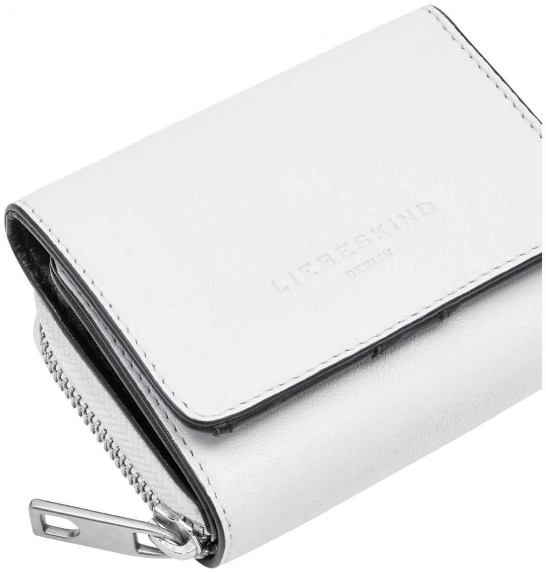 Liebeskind Berlin Wallet Pablita Leder Kontrast Offwhite