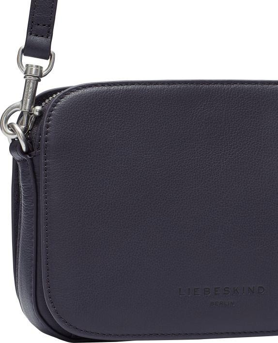 Liebeskind Glattleder Crossovertasche dunkelviolett Luka Taro