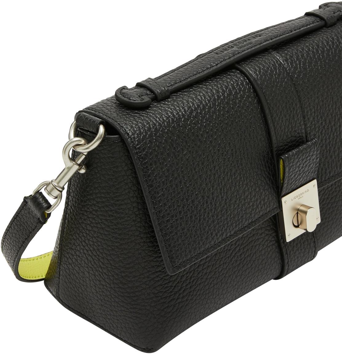 Liebeskind Überschlagtasche Leder Sade Crossover Medium Black