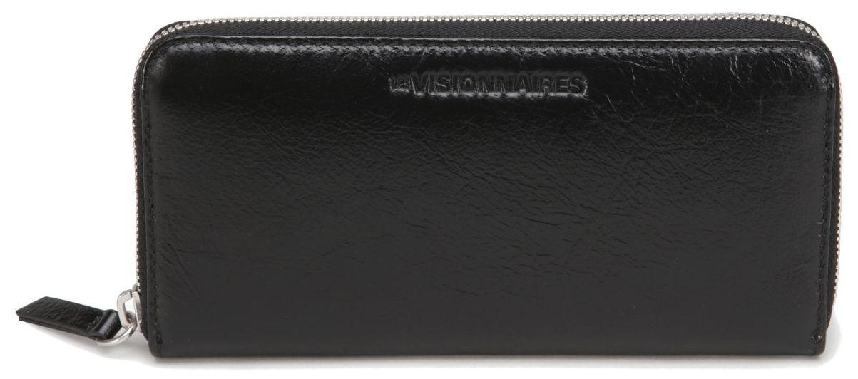 Lily Glossy black glänzende Lederbörse Les Visionnaires