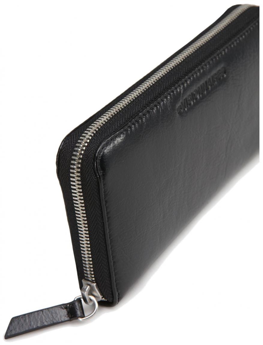 Lily Glossy black glänzende Lederbörse Les Visionnaires