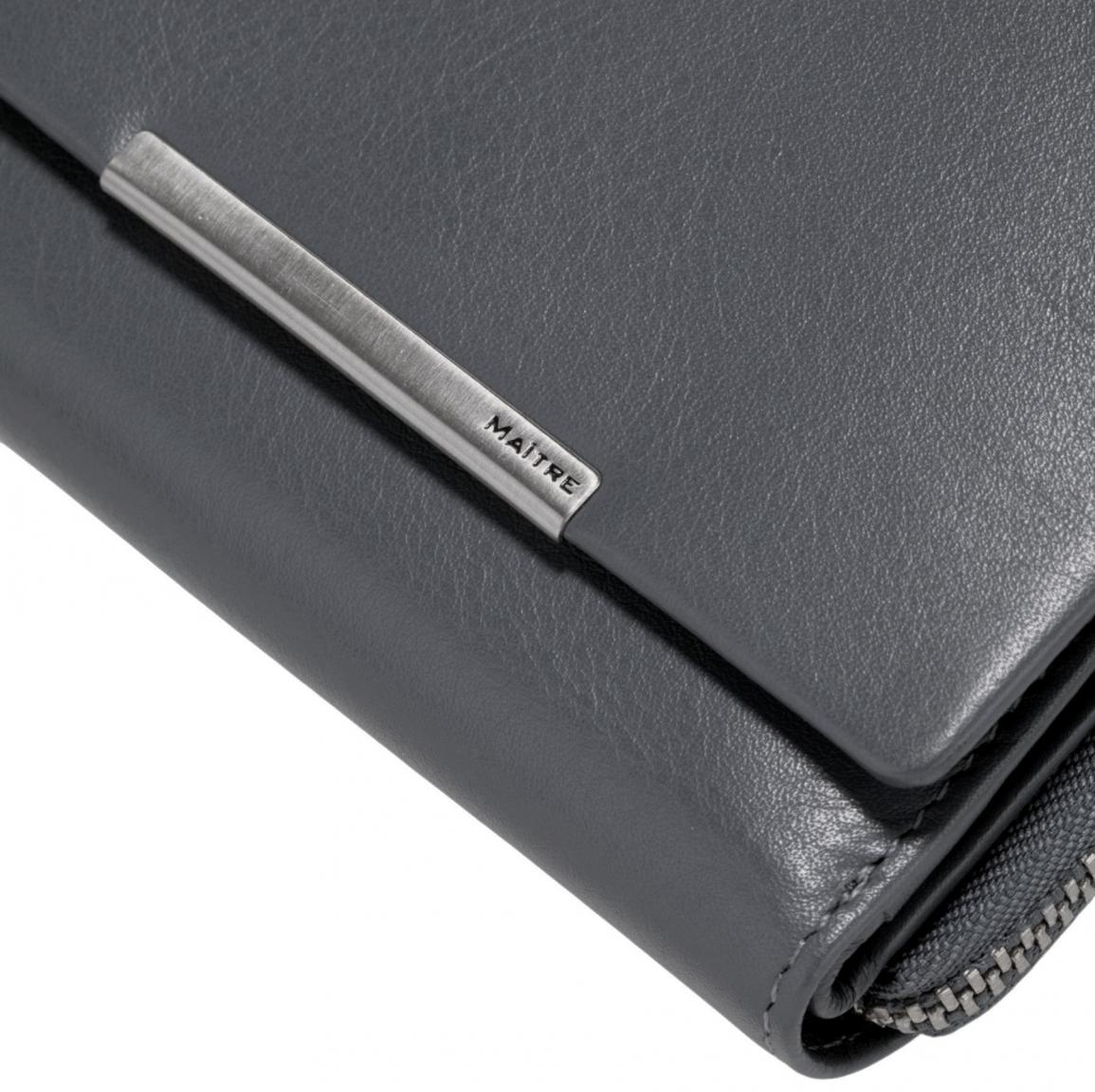 MAITRE Unisex Geldbörse Belg Dagrete Black Leder