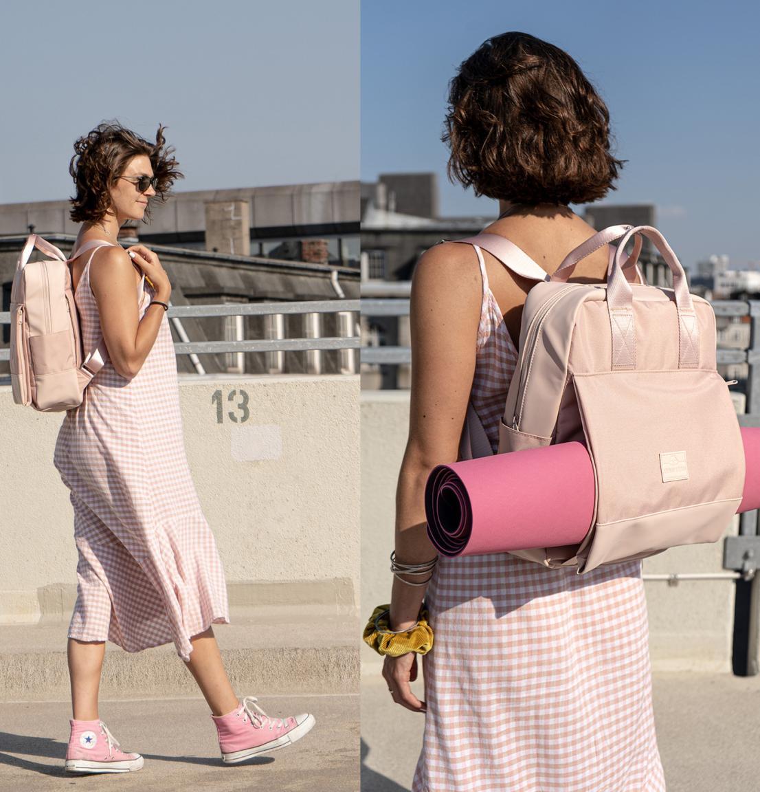 Mädchen Rucksacktasche Jona Johnny Urban Daypack Rose Rosa Lachs Fitness