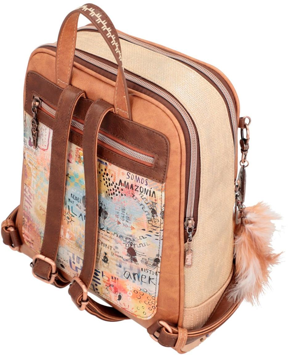 Mädchenrucksack Anekke Menire Tribe Tabletfach Braun Lasercut