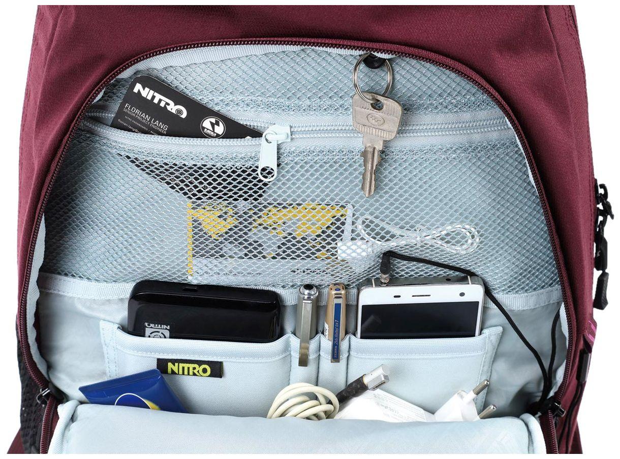 Mädchenrucksack NITRO Stash 29 Schule Grateful Pink Thermofach