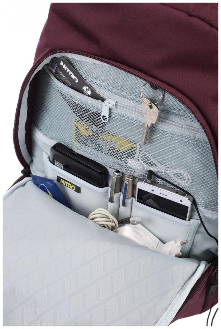Mädchenrucksack NITRO Stash 29 Schule Grateful Pink Thermofach