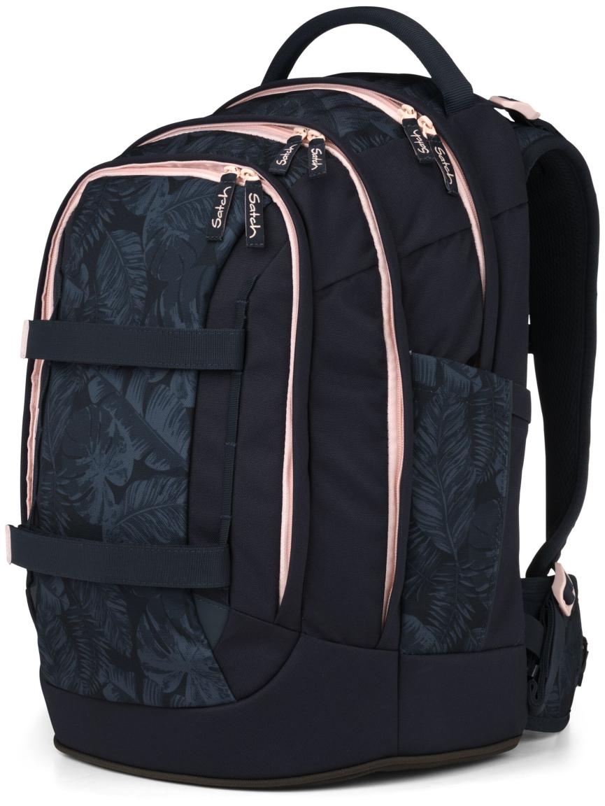 Mädchenschultasche Blätterprint Satch Pack Midnight Jungle