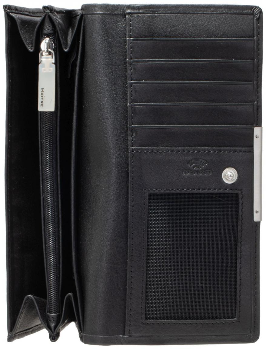 Maitre Damenbörse Belg Diedburg LH8F Black RFID
