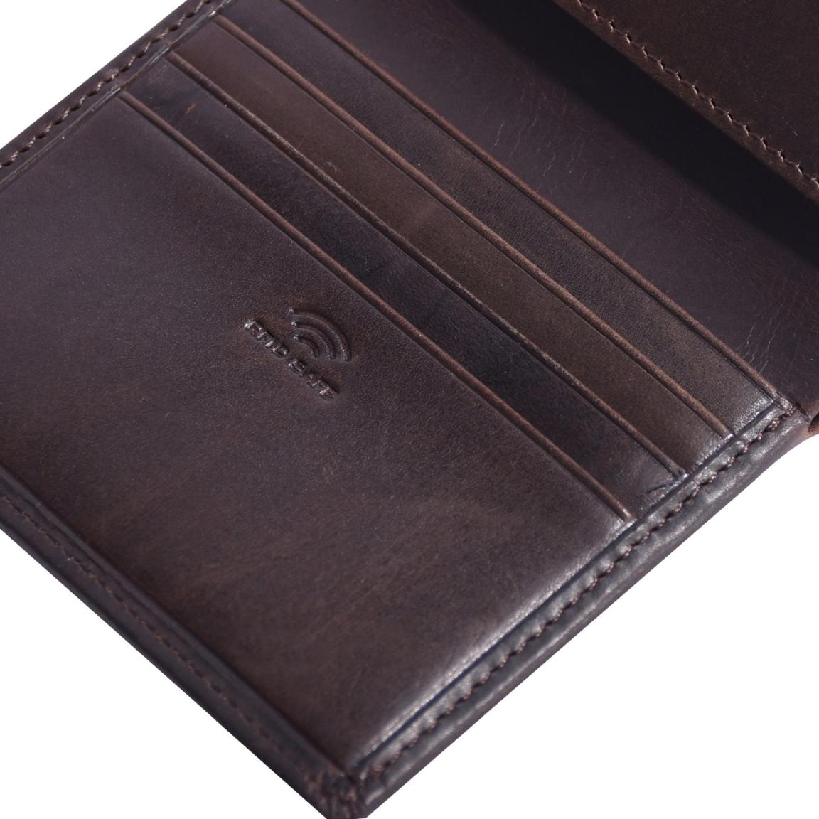 Maitre Habert Billfold SV3 Birkheim Dark Brown Datensicherheit