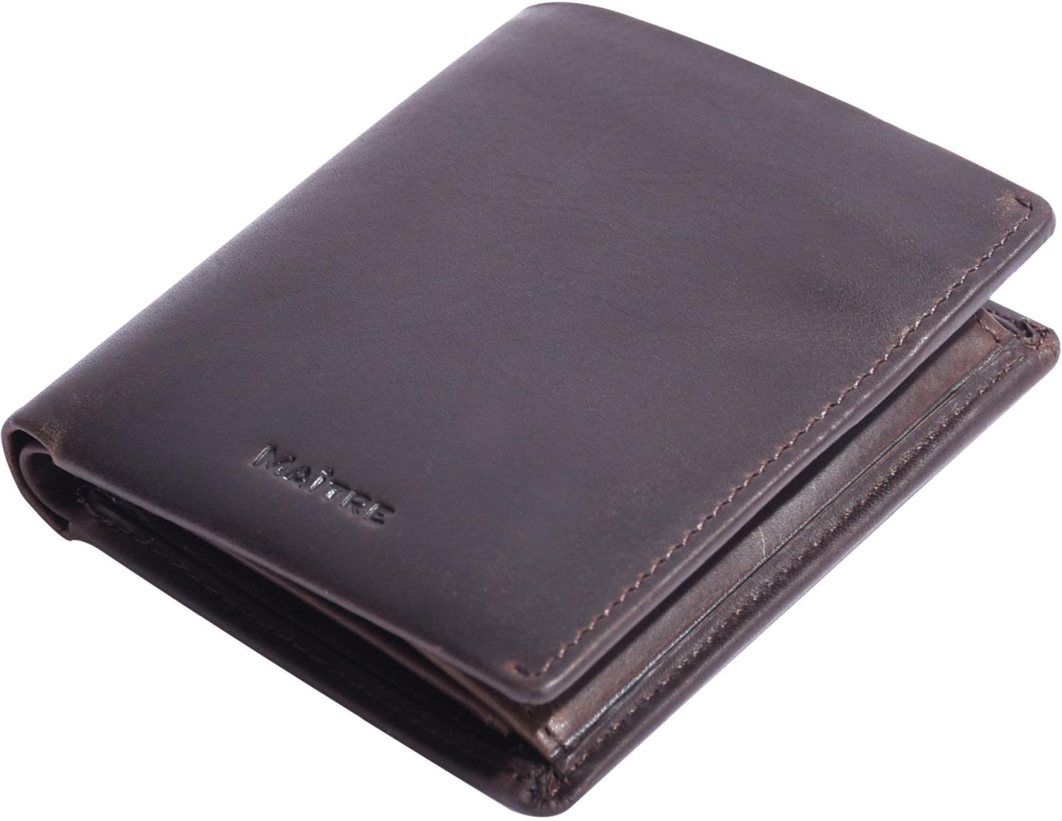 Maitre Habert Billfold SV3 Birkheim Dark Brown Datensicherheit