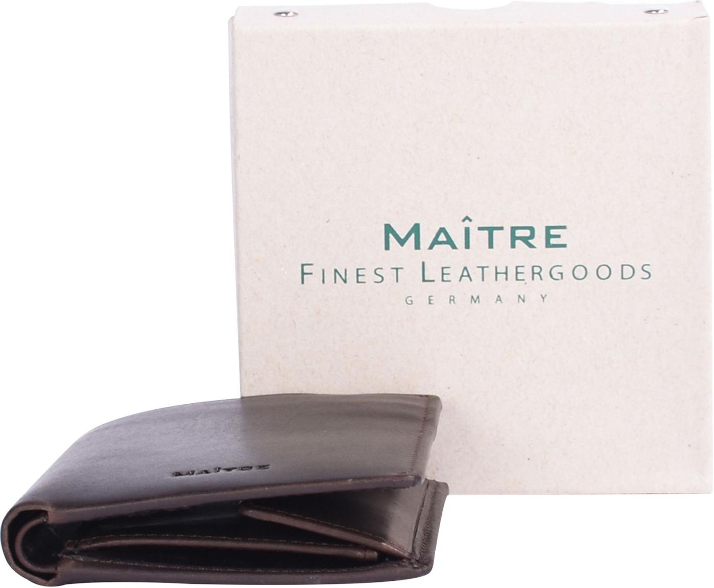 Maitre Habert Billfold SV3 Birkheim Dark Brown Datensicherheit