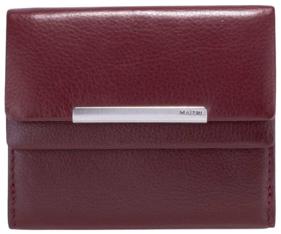 Maitre Minibörse mit Münzfach Deda Belg Dark red