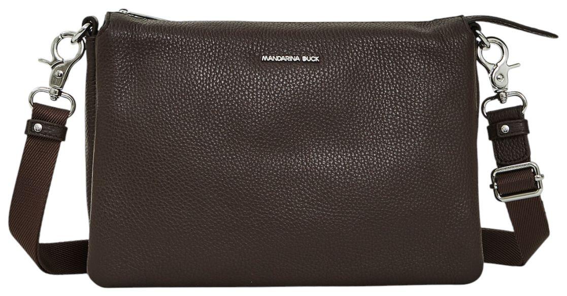 Mandarina Duck Mellow Leather Pochette Umhängetasche Espresso - Braun
