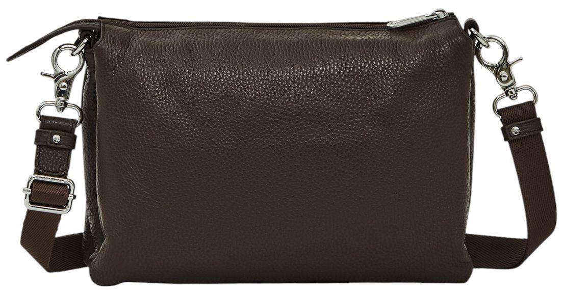 Mandarina Duck Mellow Leather Pochette Umhängetasche Espresso - Braun