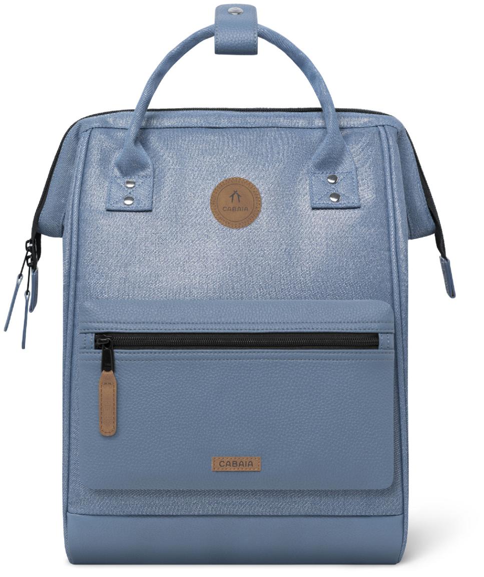 Medium Outdoorrucksack Cabaia Adventurer blau Davos schimmernd Molle