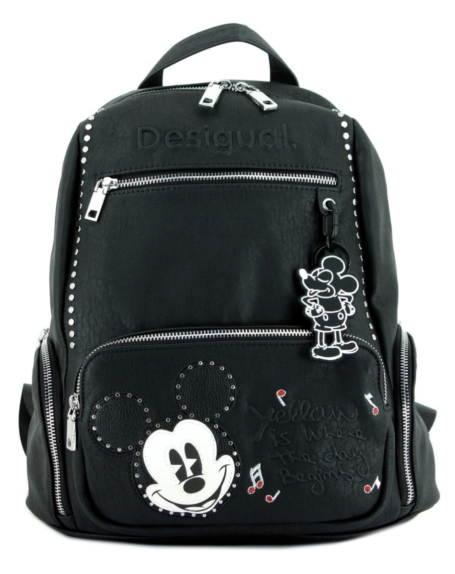 Mickey Mouse Daypack Desigual Mickey Rock Chester Negro