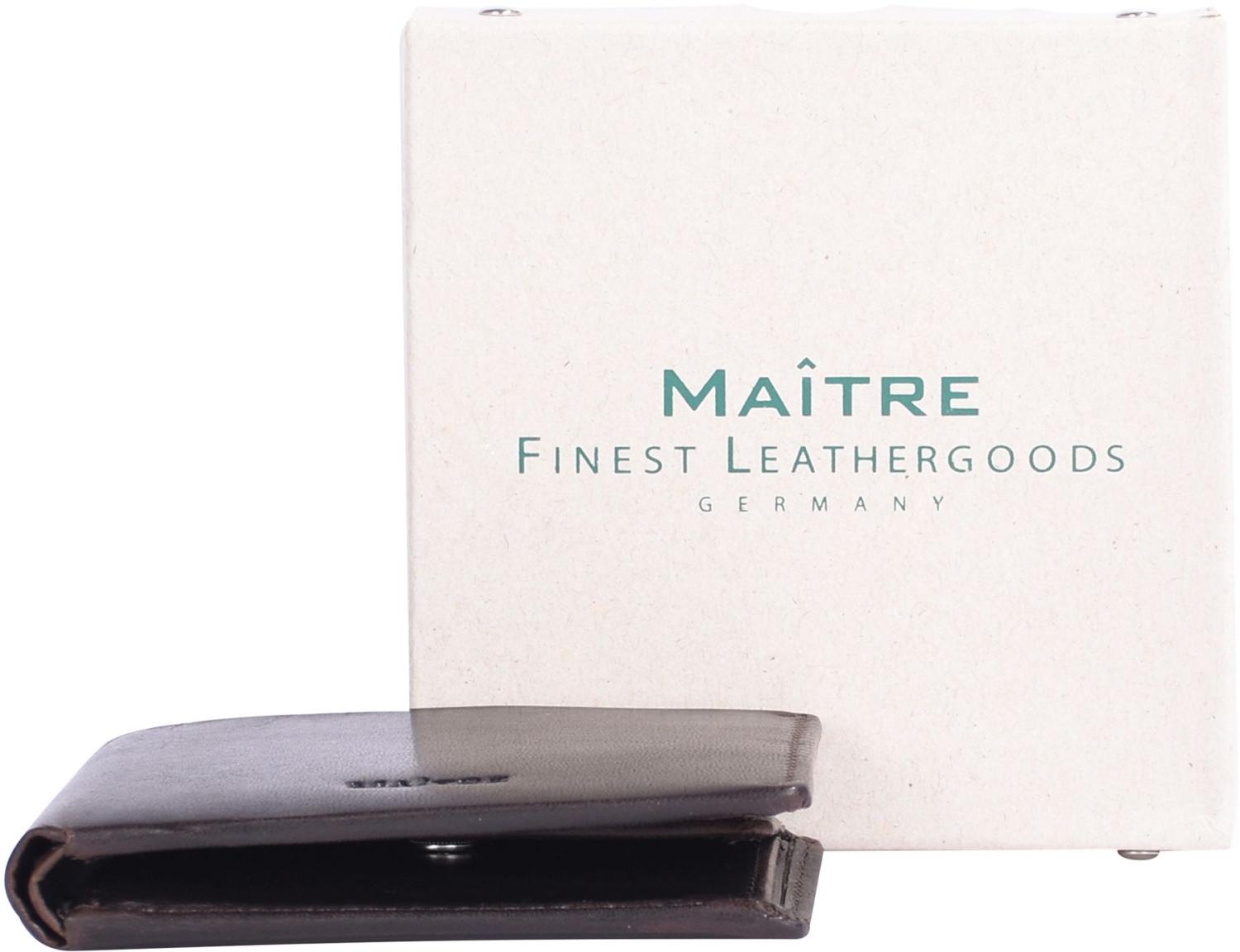 Minibörse Leder Maitre Birkheim Gerno Billfold SH2 Dunkelbraun Used Look