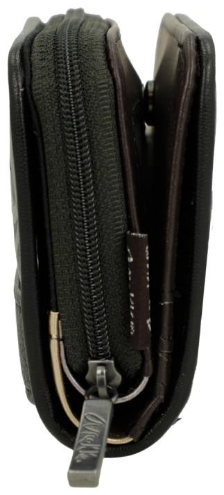 Minibörse Metallic schwarz Anekke Nature Koko nachhaltig