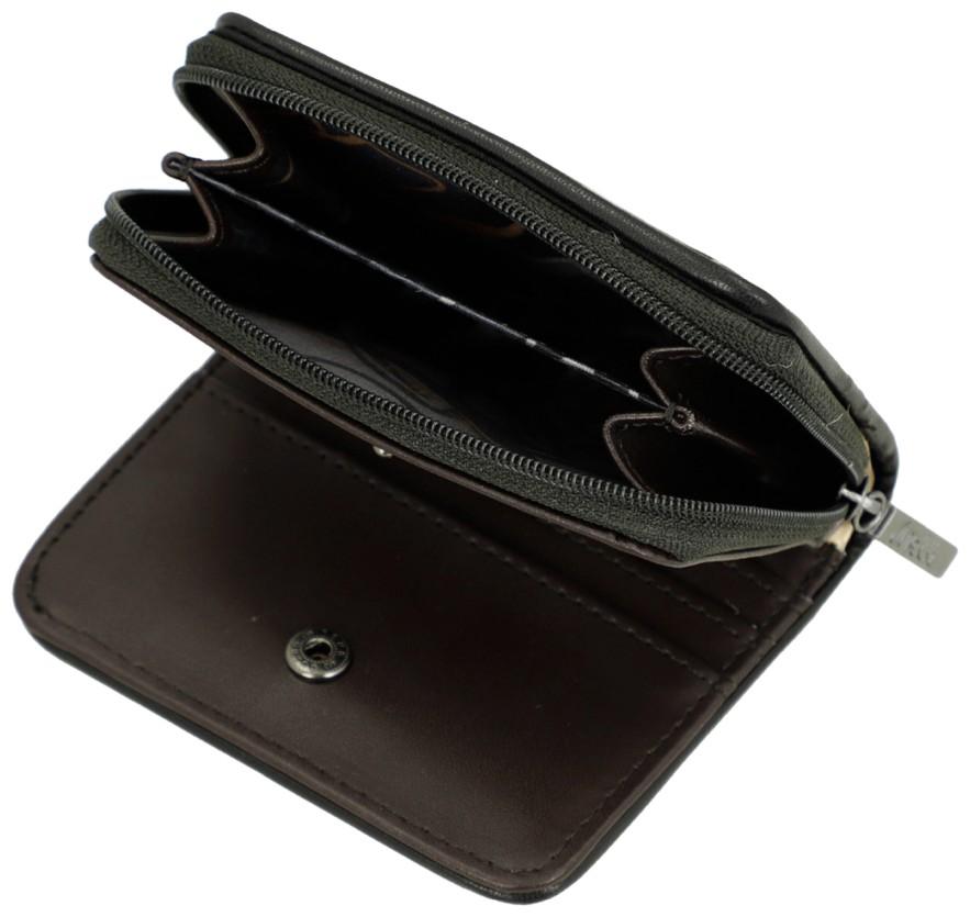 Minibörse Metallic schwarz Anekke Nature Koko nachhaltig