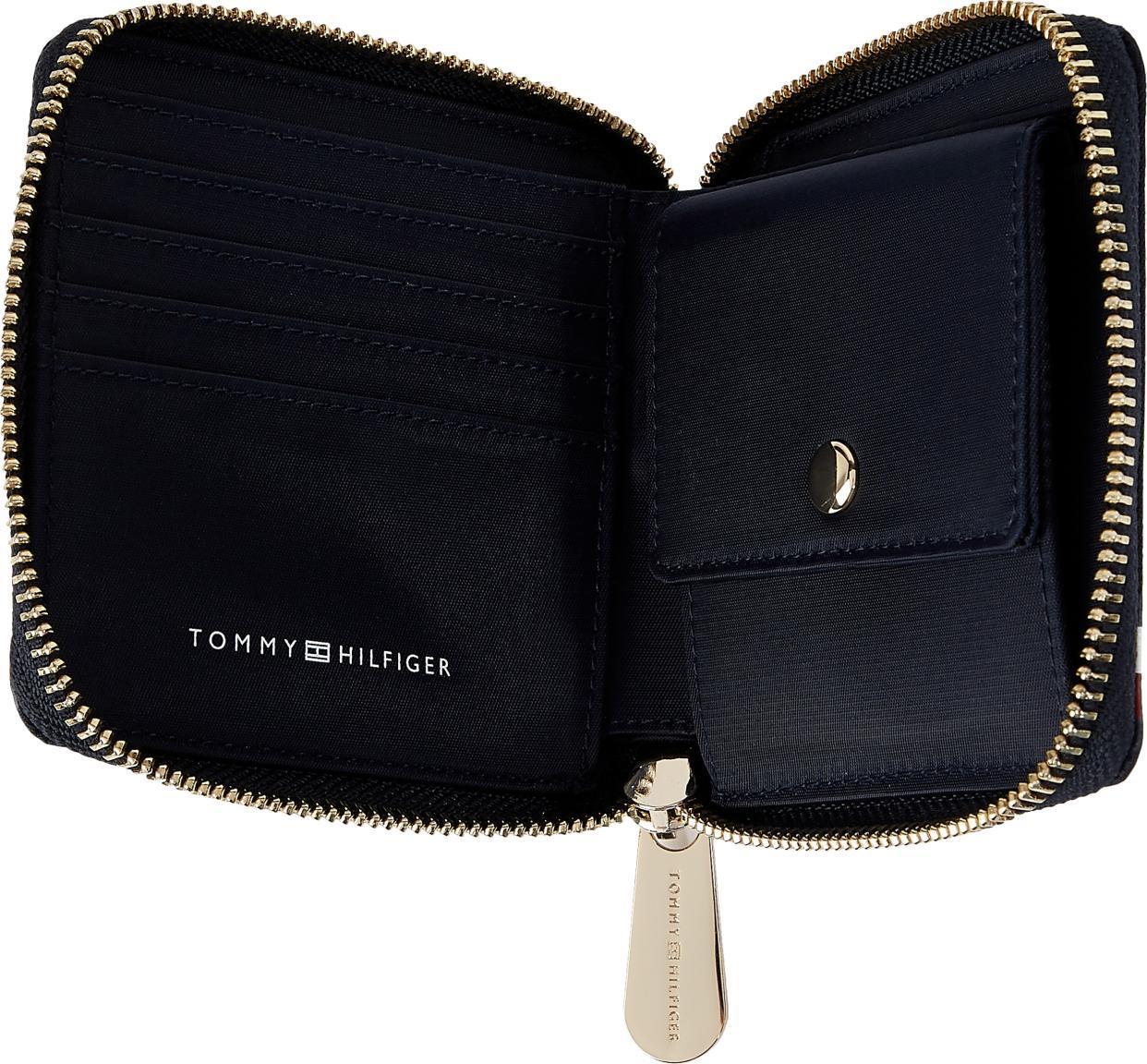 Minibörse im Stepp Design Tommy Hilfiger Timeless Med Wallet Quilted Space Blue