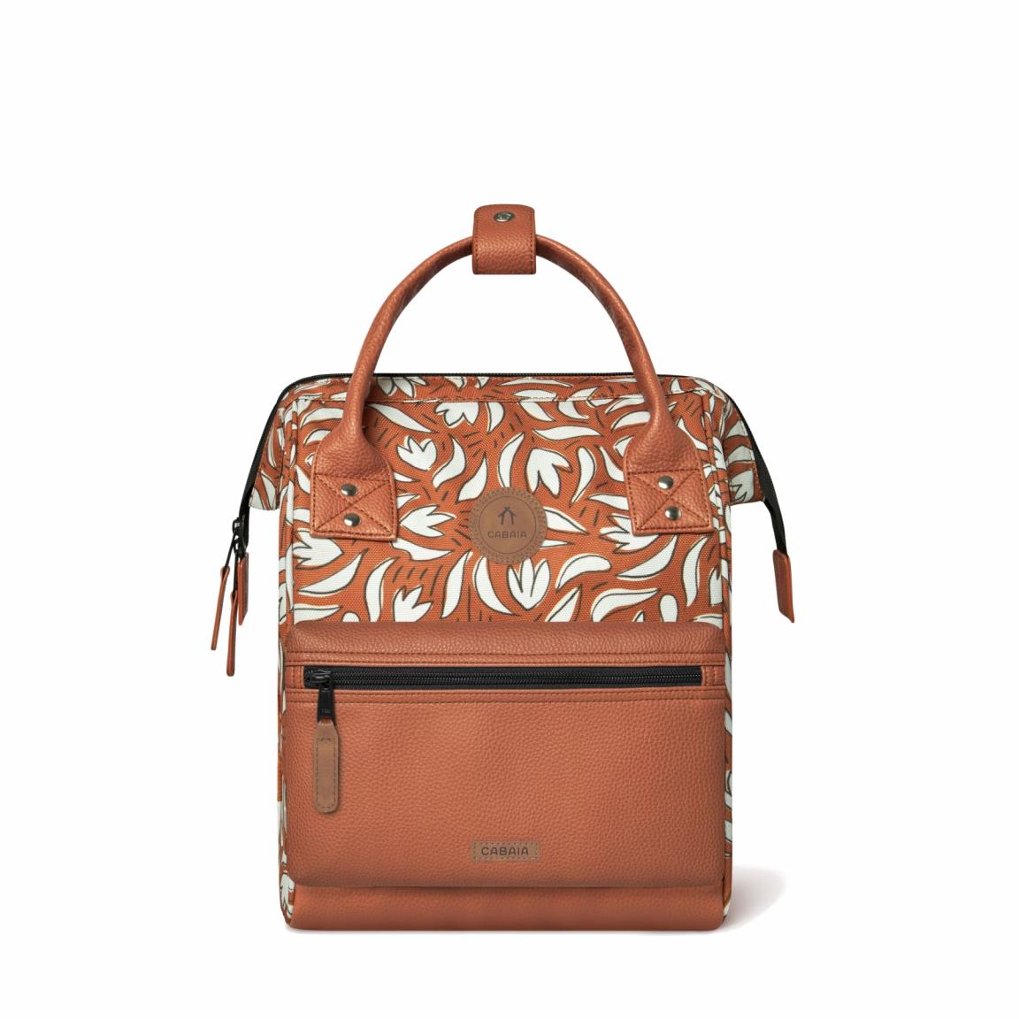 Minirucksack Cabaia Adventurer Small Sumatra Camel gemustert