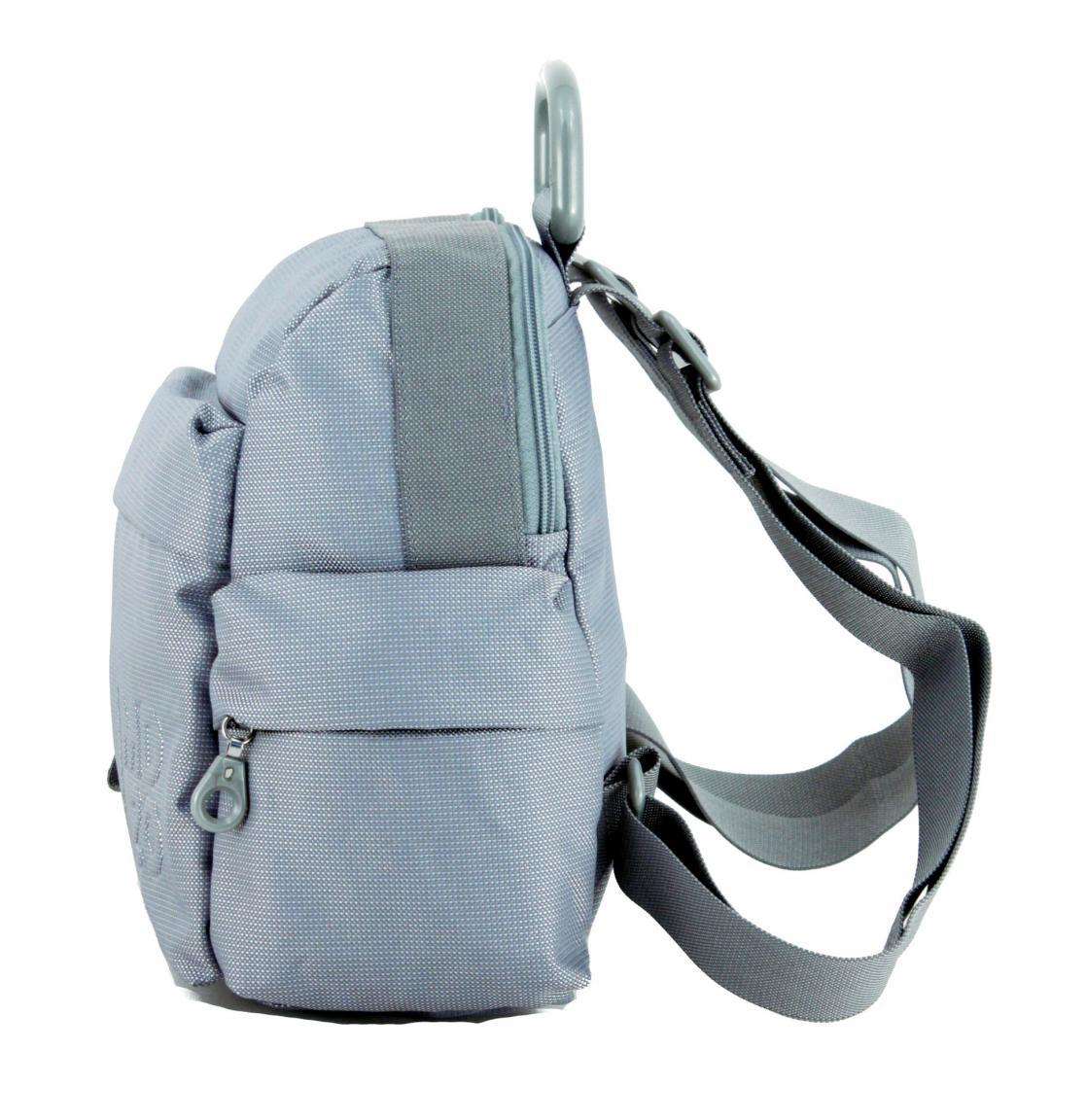 Minirucksack Mandarina Duck MD20 Steel grau blau schimmernd