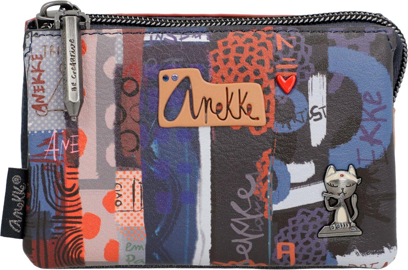 Münztäschchen Schlüsselring bunt abstrakt Anekke Contemporary Kyomu