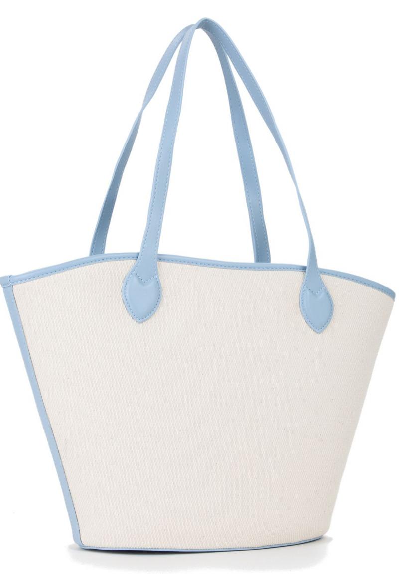 Naturgeflecht Shopper Convent Valentino Azzurro