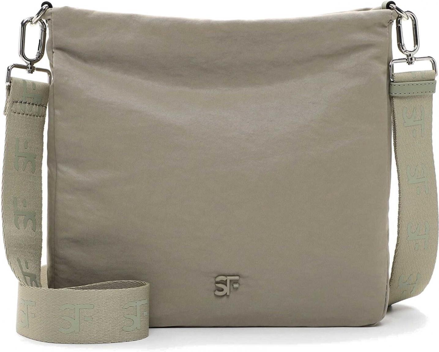 Nylon Umhängetasche nachhaltig Suri Frey Kollektion Abby Lightkhaki